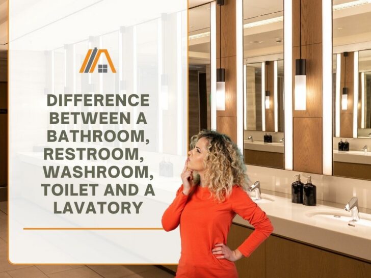 Difference between a bathroom, restroom, washroom, toilet and a lavatory