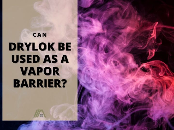 Colorfully lit smoke or vapor set in front of a black background; Can Drylok Be Used as a Vapor Barrier