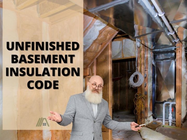 Man with a wondering expression; Unfinished Basement Insulation Code; Unfinished basement