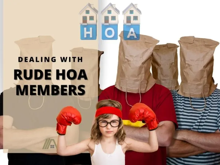 Strong little girl wearing boxing gloves; Homeowner's Association; Home Advice_Dealing With Rude HOA Members