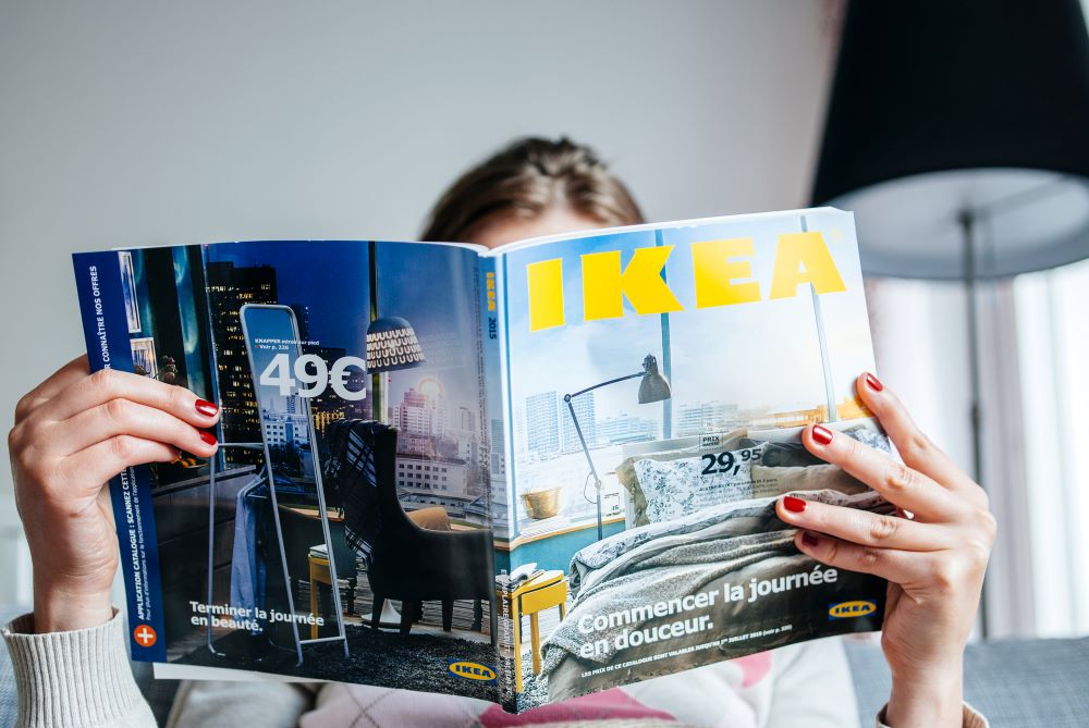 Reading IKEA Catalogue