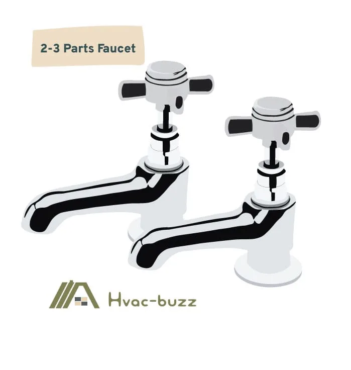 2-3 parts faucet