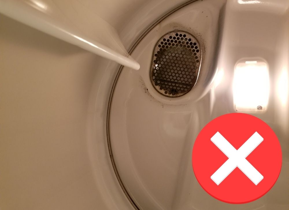 dryer water not recommended