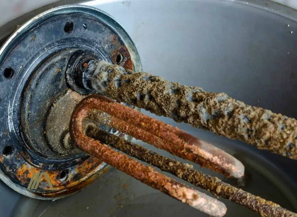 sacrificial anode rods in the water heater