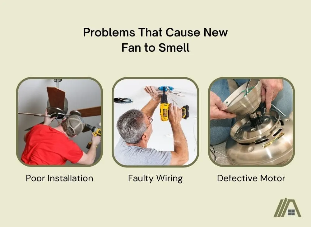 Problems That Cause New Fan to Smell: Poor Installation, Faulty Wiring and Defective Motor