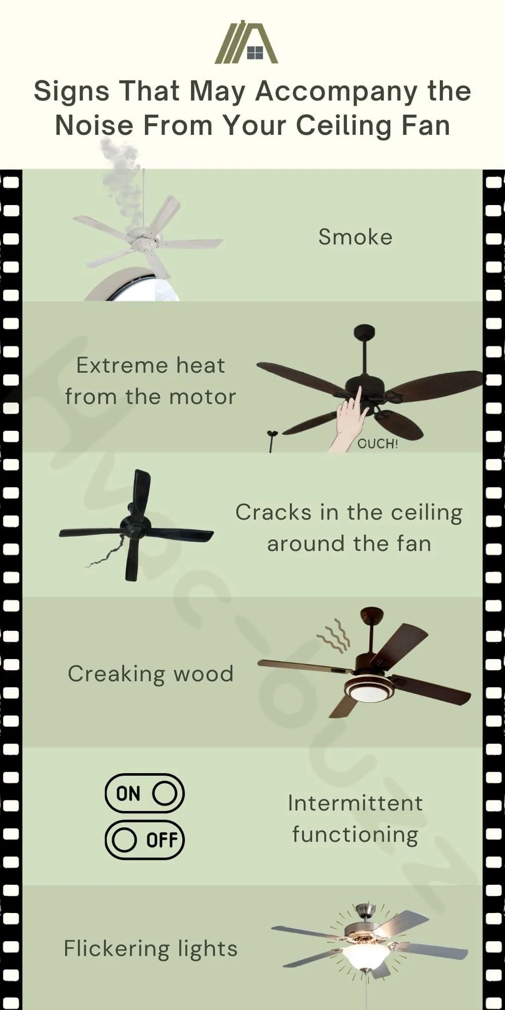 Signs That May Accompany the Noise From Your Ceiling Fan