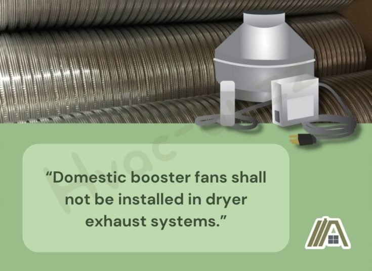 Domestic Booster Fan Installation Not Allowed In Dryer Exhaust 735x536 