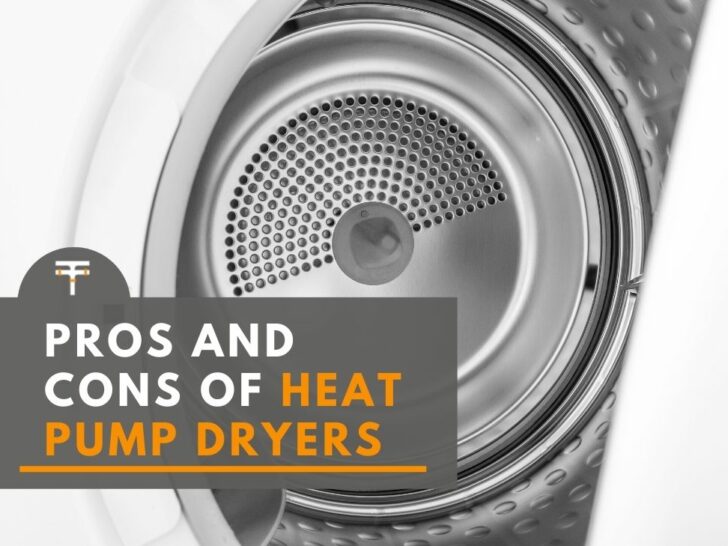 New heat pump dryer without clothes