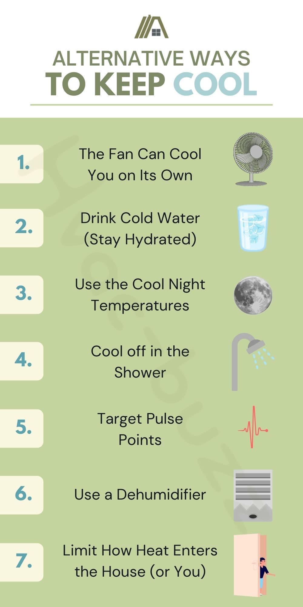 Alternative ways to keep cool