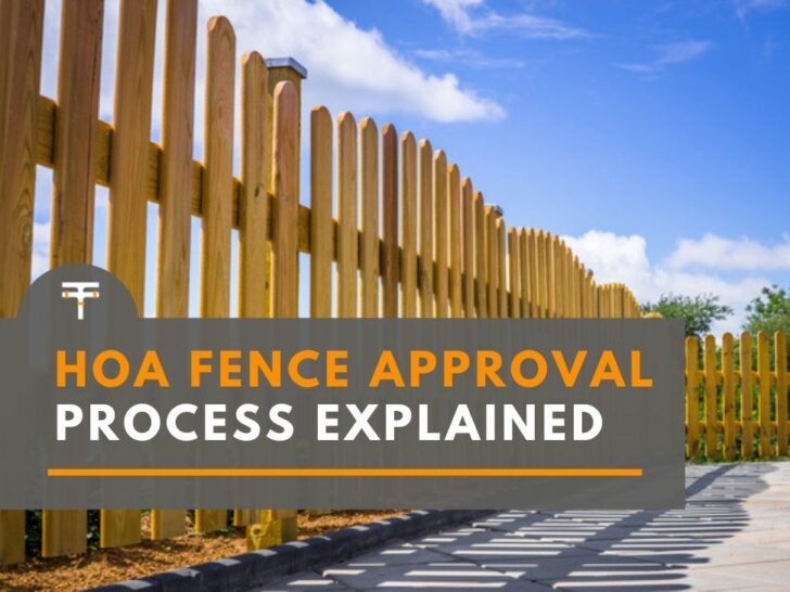 wooden fence approved by the HOA