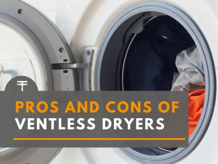 Clothes inside a ventless dryer