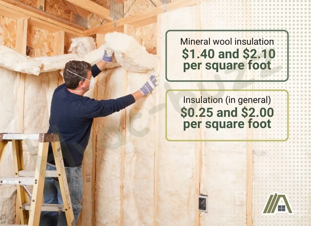 Costs of mineral wool insulation and insulation in general