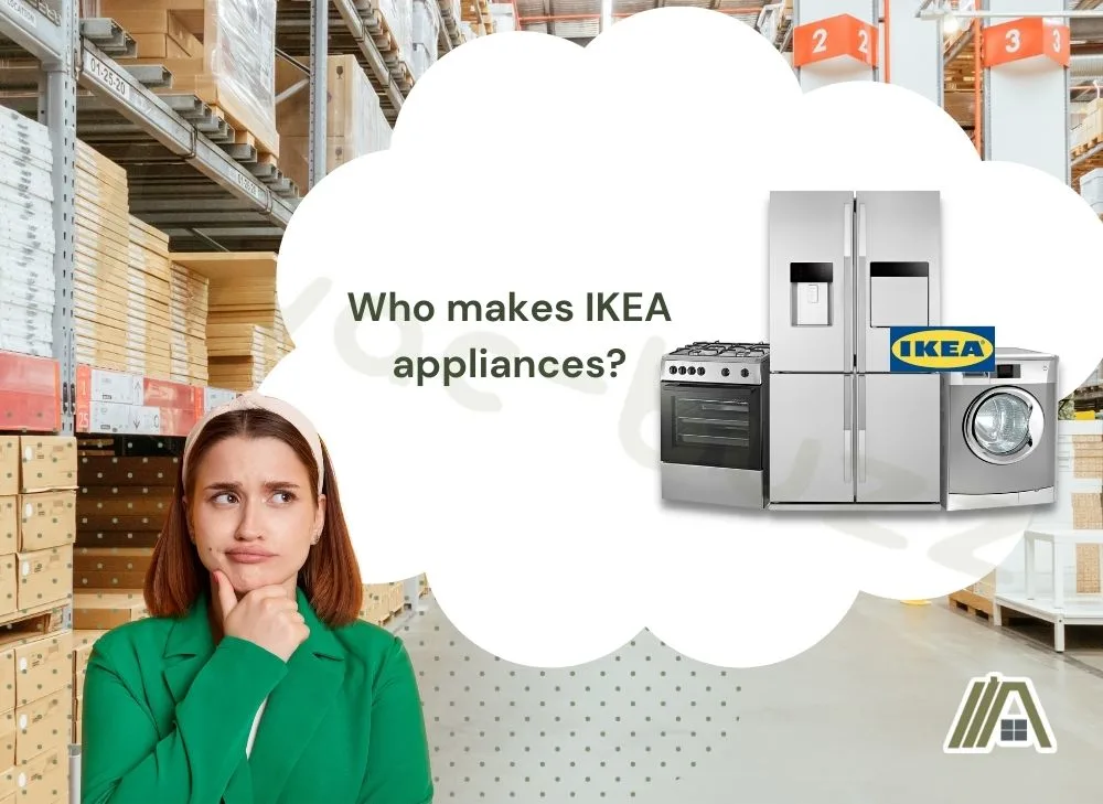 Woman wondering who makes IKEA appliances