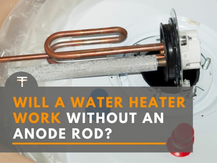 anode rod and heating element of water heater tank