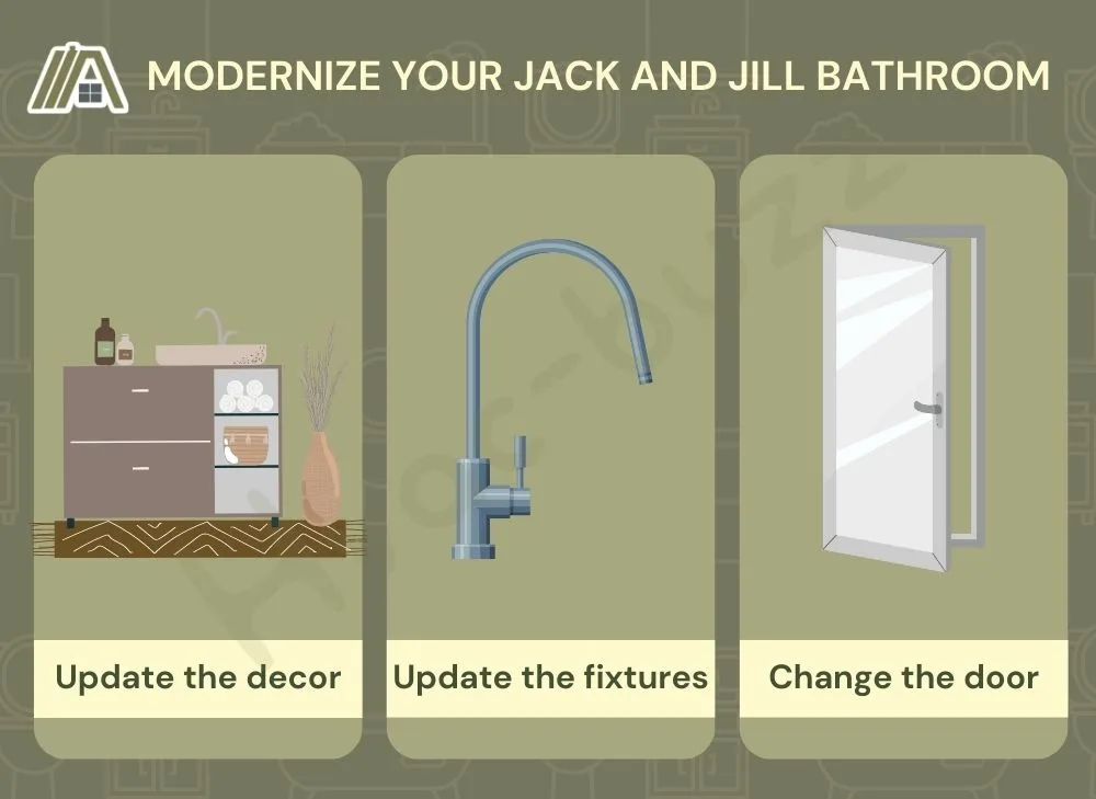 How to modernize your jack and jill bathroom