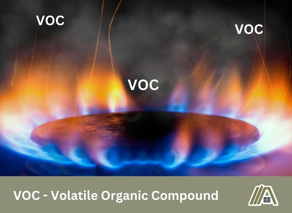 VOC - Volatile Organic Compound from gas stove