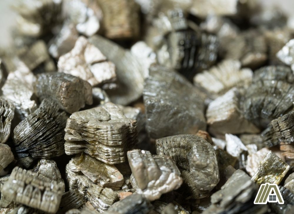 Close-up of vermiculite