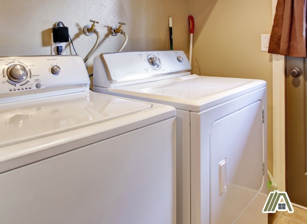 Washer-and-a-gas-dryer-installed-inside-the-house
