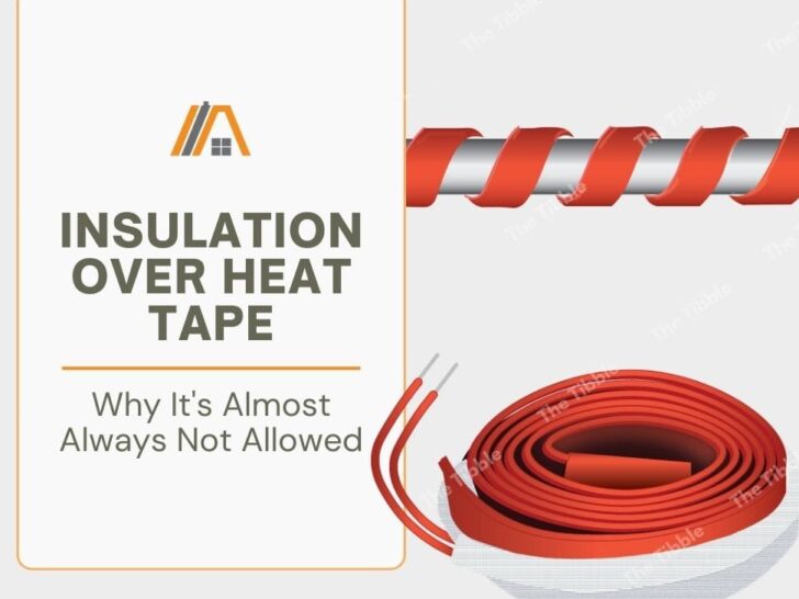 Insulation Over Heat Tape _ Why It's Almost Always Not Allowed, heat tape illustration