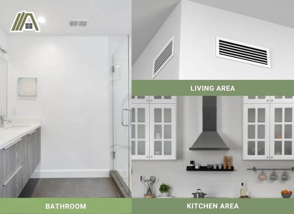 Exhaust fan in the bathroom, living area and kitchen area.jpg