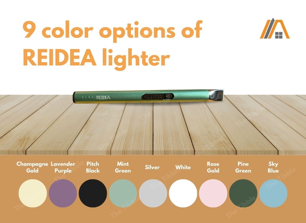 9 color options of REIDEA lighter