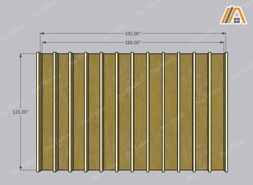 Rafter dimensions of a 10x16 shed for a flat roof