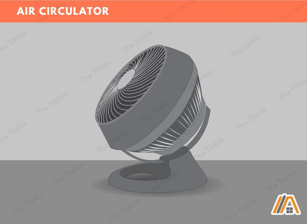 Air circulator illustration