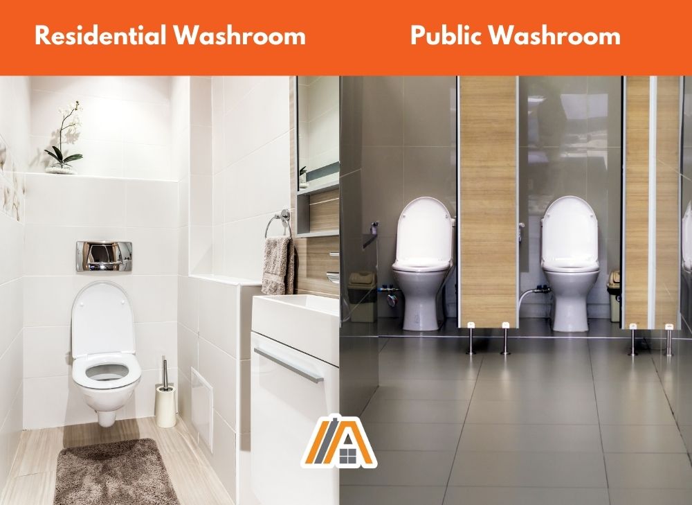 Residential Washroom and public washroom