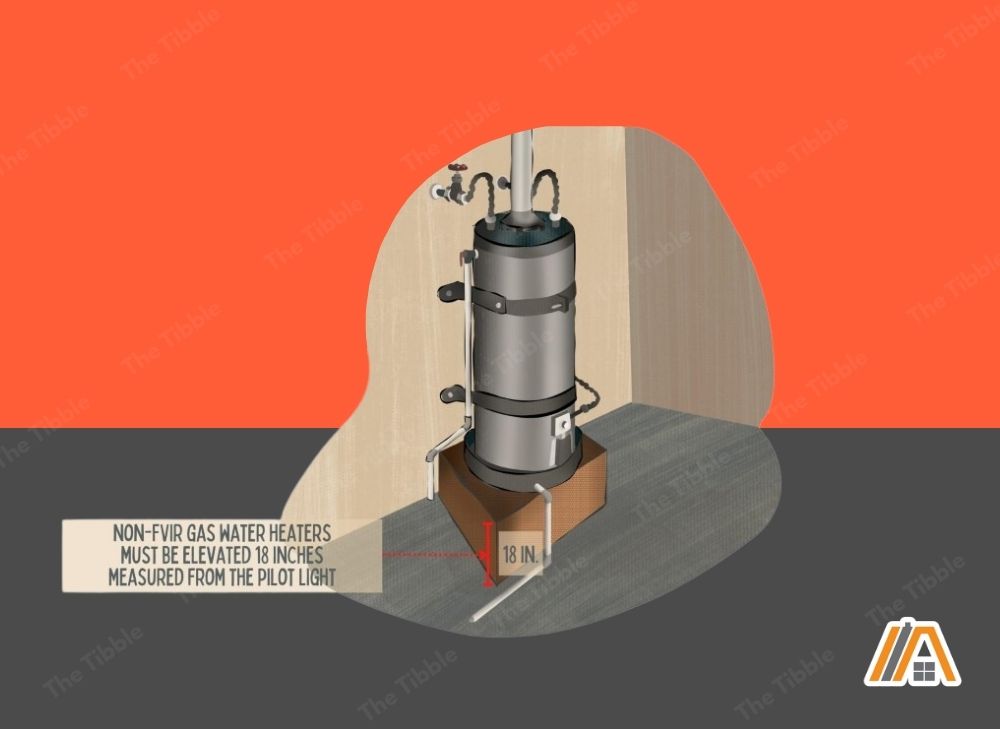 Elevated-water-heater-by-18-inch-in-the-crawl-space-illustration