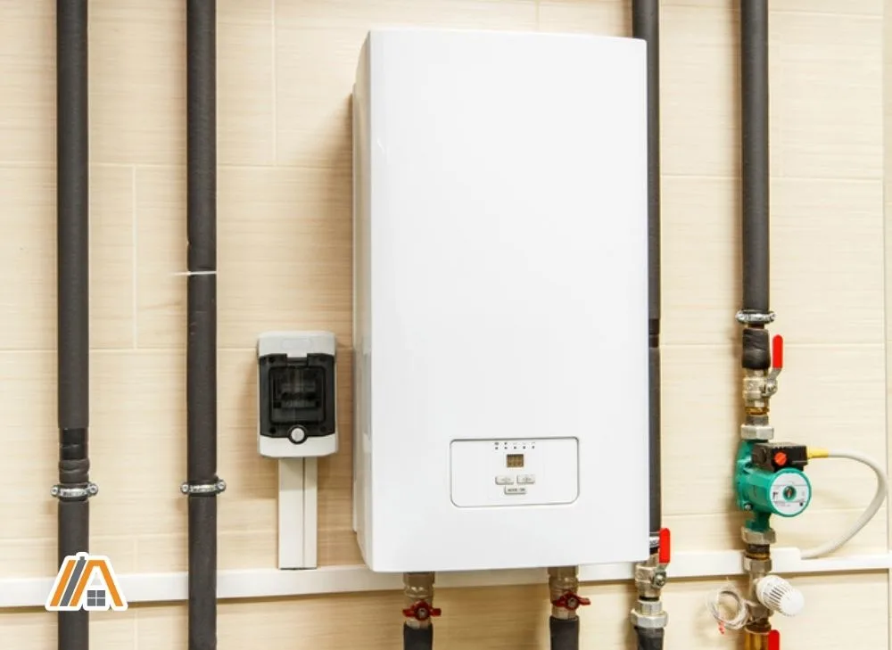 Tankless-water-heater-with-different-plumbing-pipes
