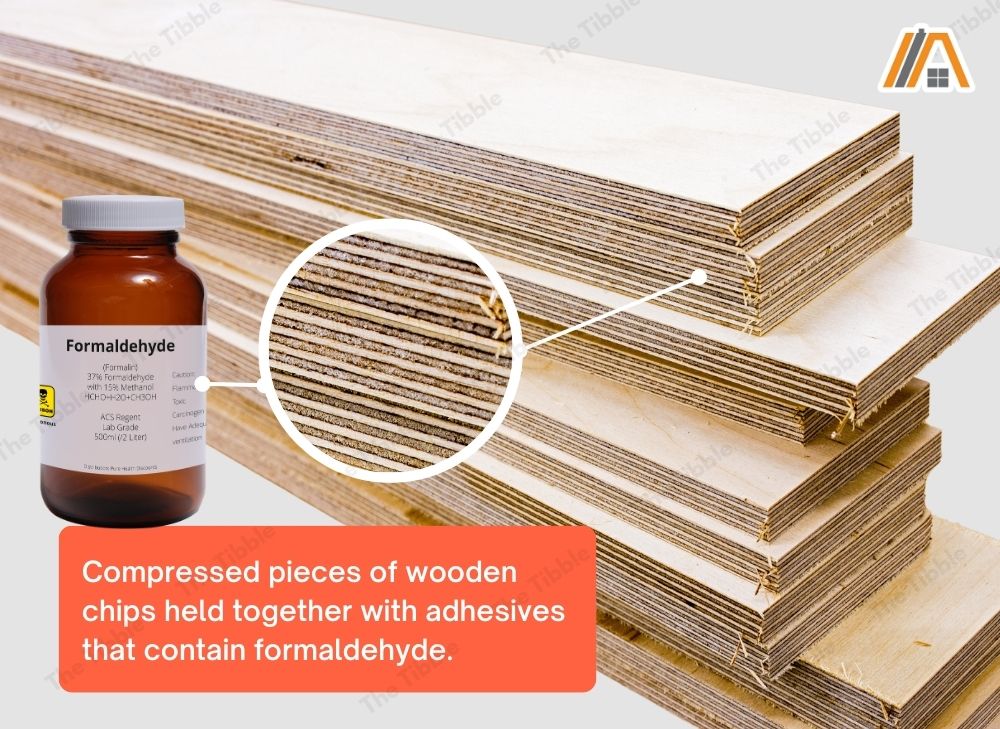 compressed pieces of wood chips and formaldehyde on a bottle.jpg